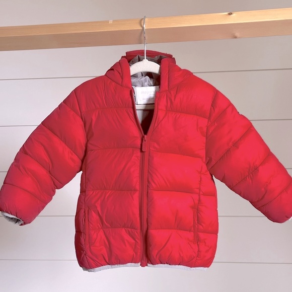 Host Pick: Mayoral 12 month red puffer jacket insulated - Picture 2 of 5